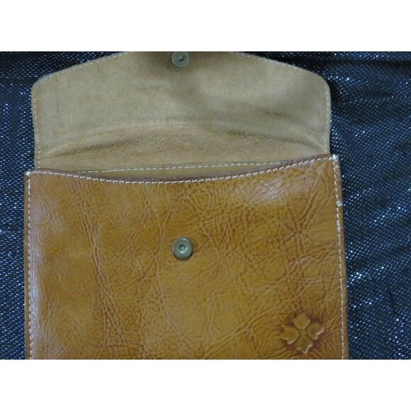 Patricia Nash Florence Tooled  Leather Embossed Envelope Pouch Clutch 9 X 7 - Picture 5 of 9